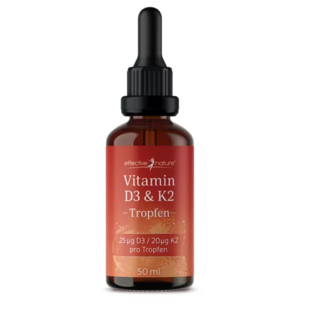Effective Nature Vitamin D3 K2 Öl | Lieferung in 24 h Effective Nature Vitamin D3 K2 Öl | Lieferung in 24 h